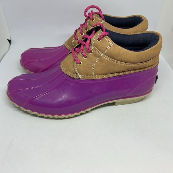 Tommy‎ Hilfiger TWheat-M Pink Rain/Snow Duck Boot Size 9M - Picture 3 of 15